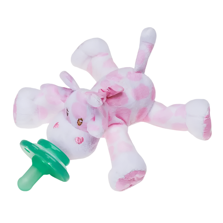 Side top view ofNookums Paci-Plushie