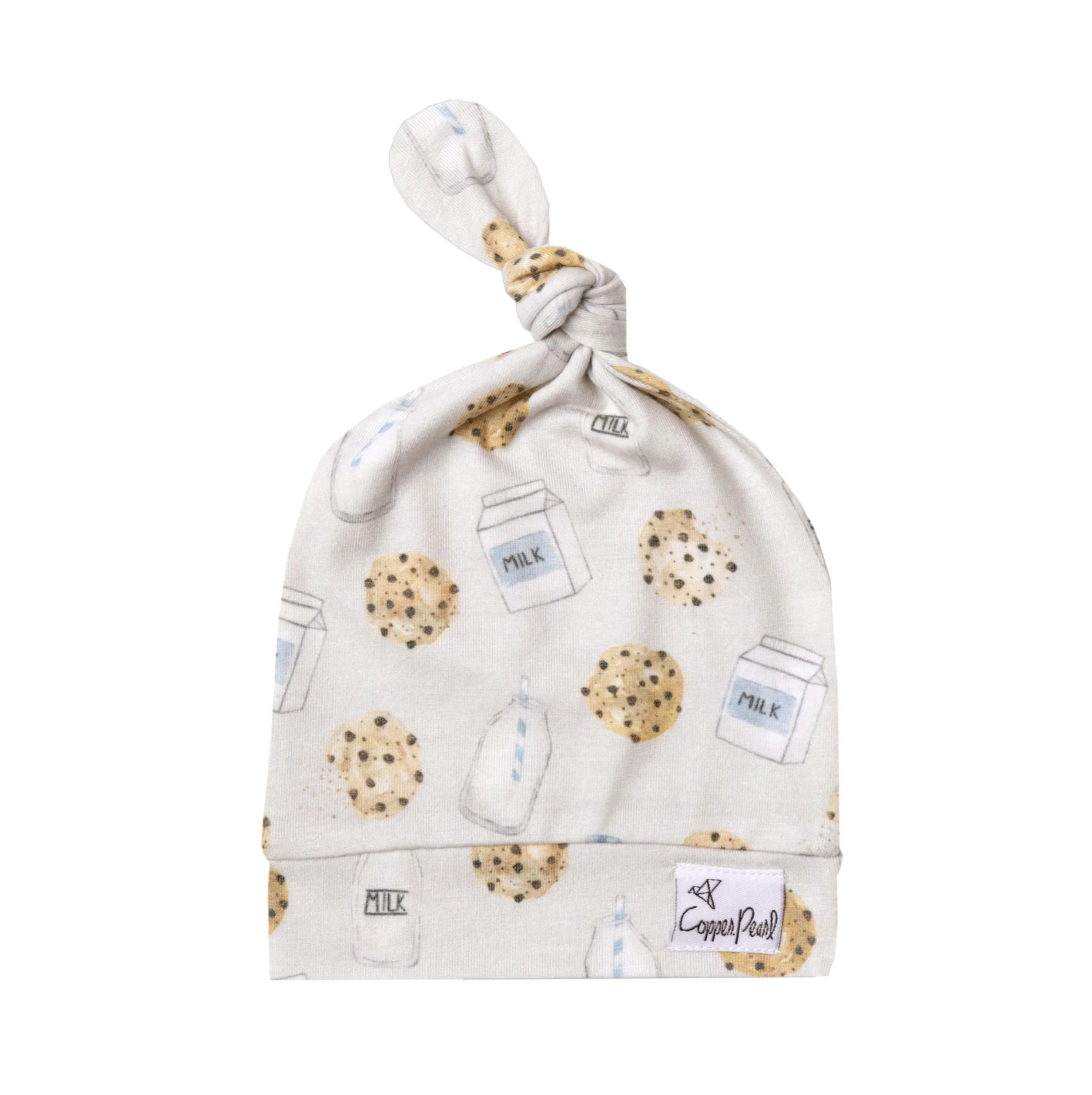 Copper Pearl Top Knot Hat