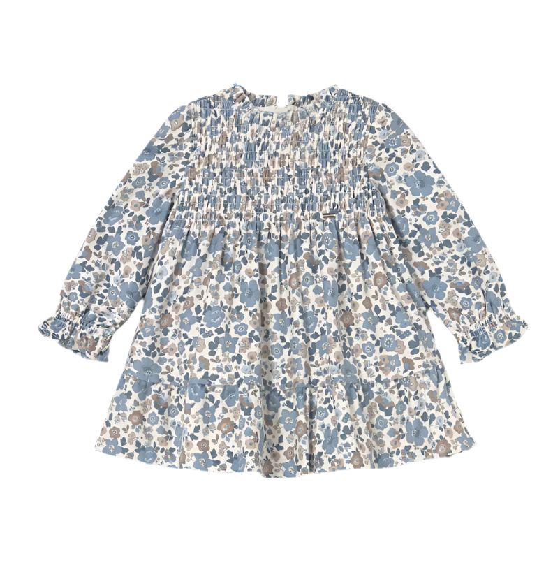 Ruffled Velvet Dress