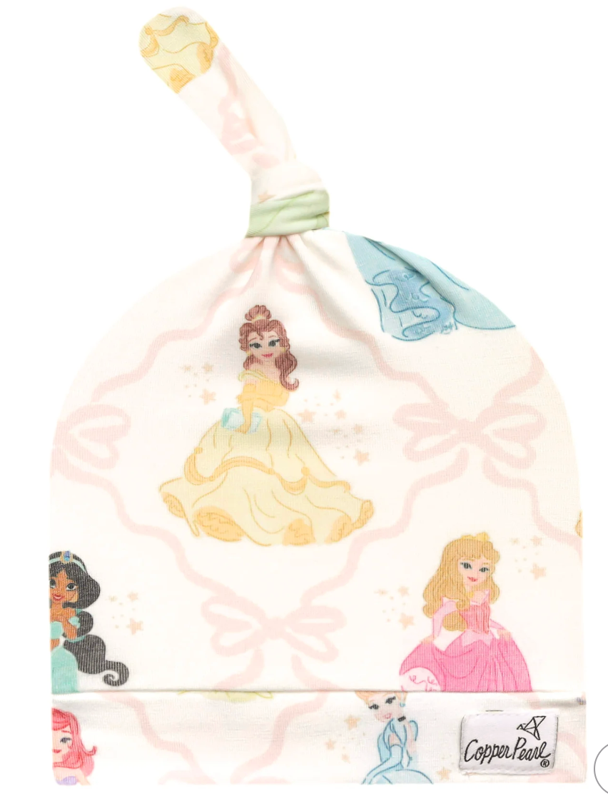 Copper Pearl Top Knot Hat