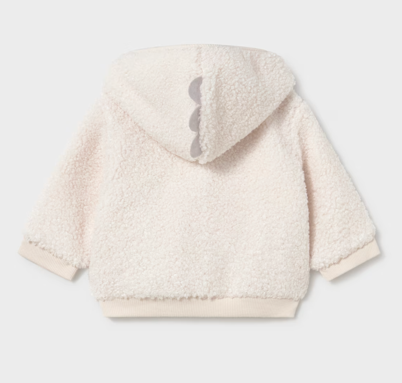 Faux Fur Zip Up Sweatshirt