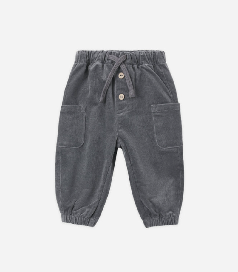 Rory Shirt Midnight Gingham with Corduroy Pant