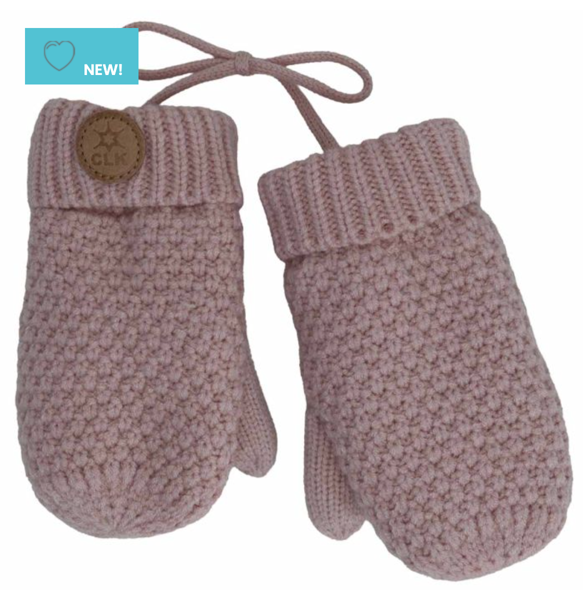Baby Mittens with Cord