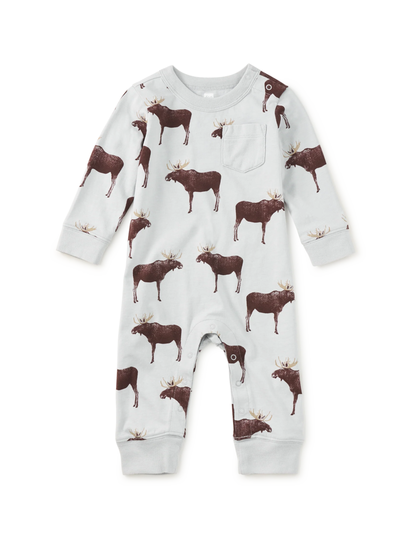 Scatter Moose Romper
