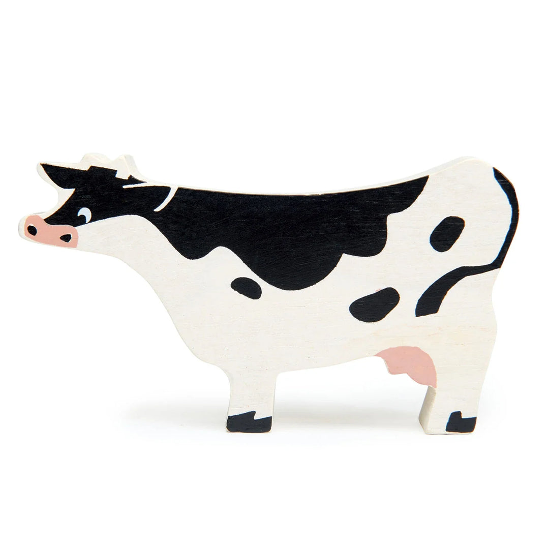Tender Leaf Wooden Cow