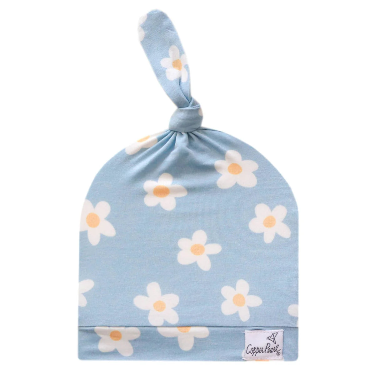 Copper Pearl Top Knot Hat