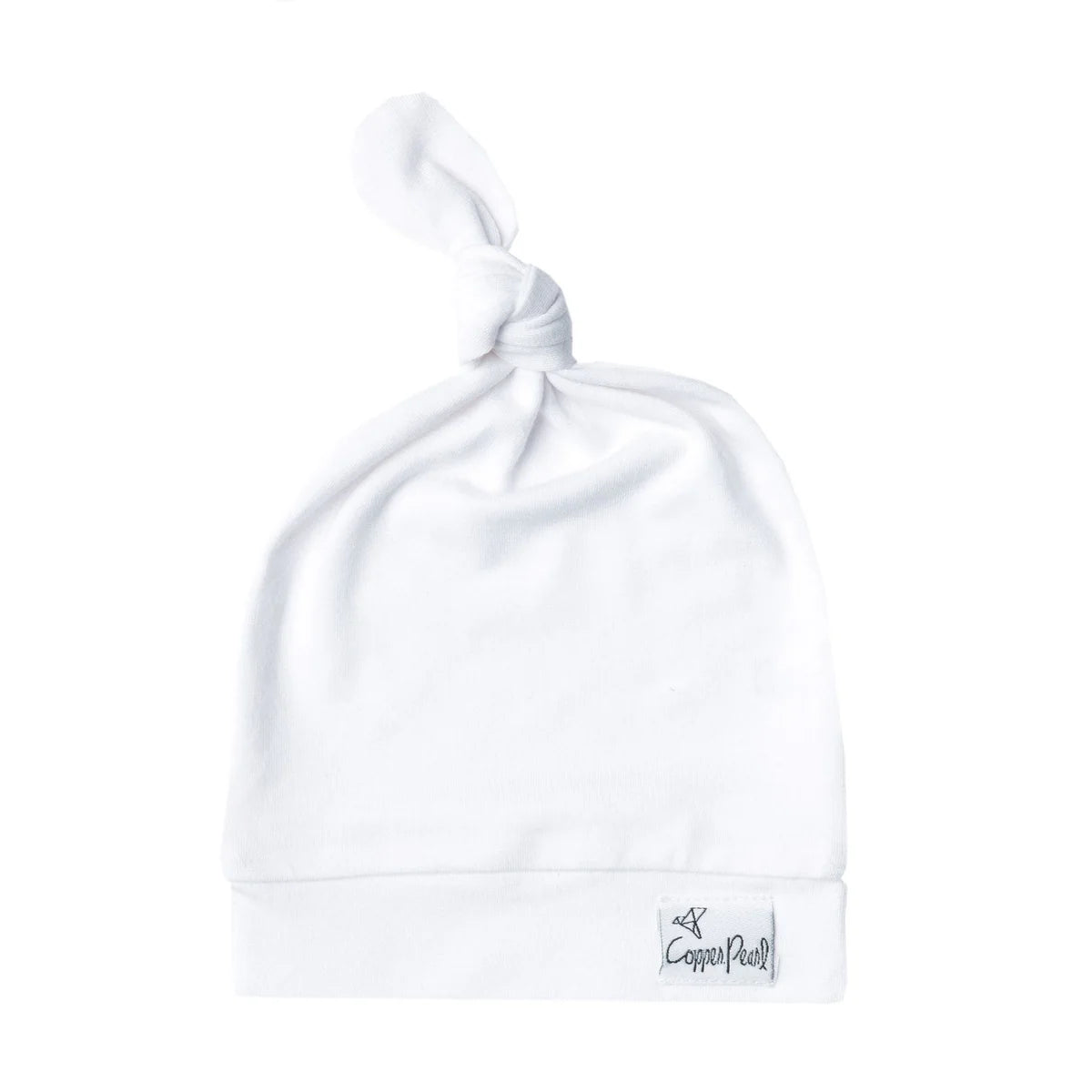 Copper Pearl Top Knot Hat