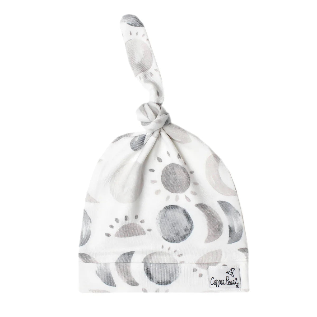 Copper Pearl Top Knot Hat