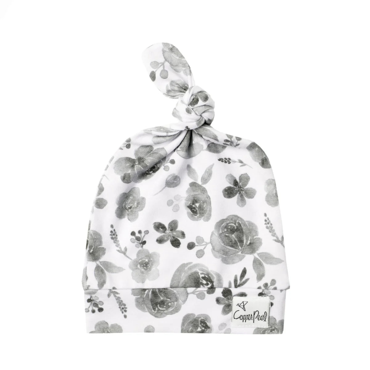 Copper Pearl Top Knot Hat