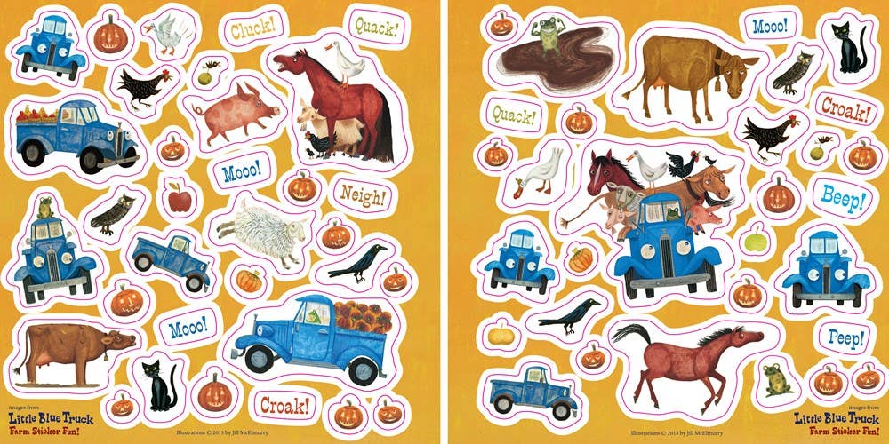 Little Blue Truck Farm Sticker Fun!: Alice Schertle