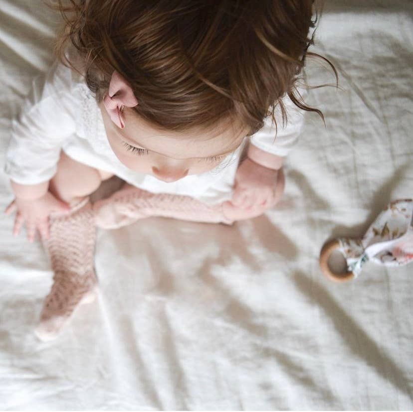 5 Charlotte Bows Tuxedo Style on Snap Clips - Pretty Pastels