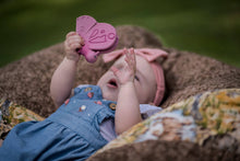Load image into Gallery viewer, Butterfly Natural Rubber Teether, Rattle &amp; Bath Toy