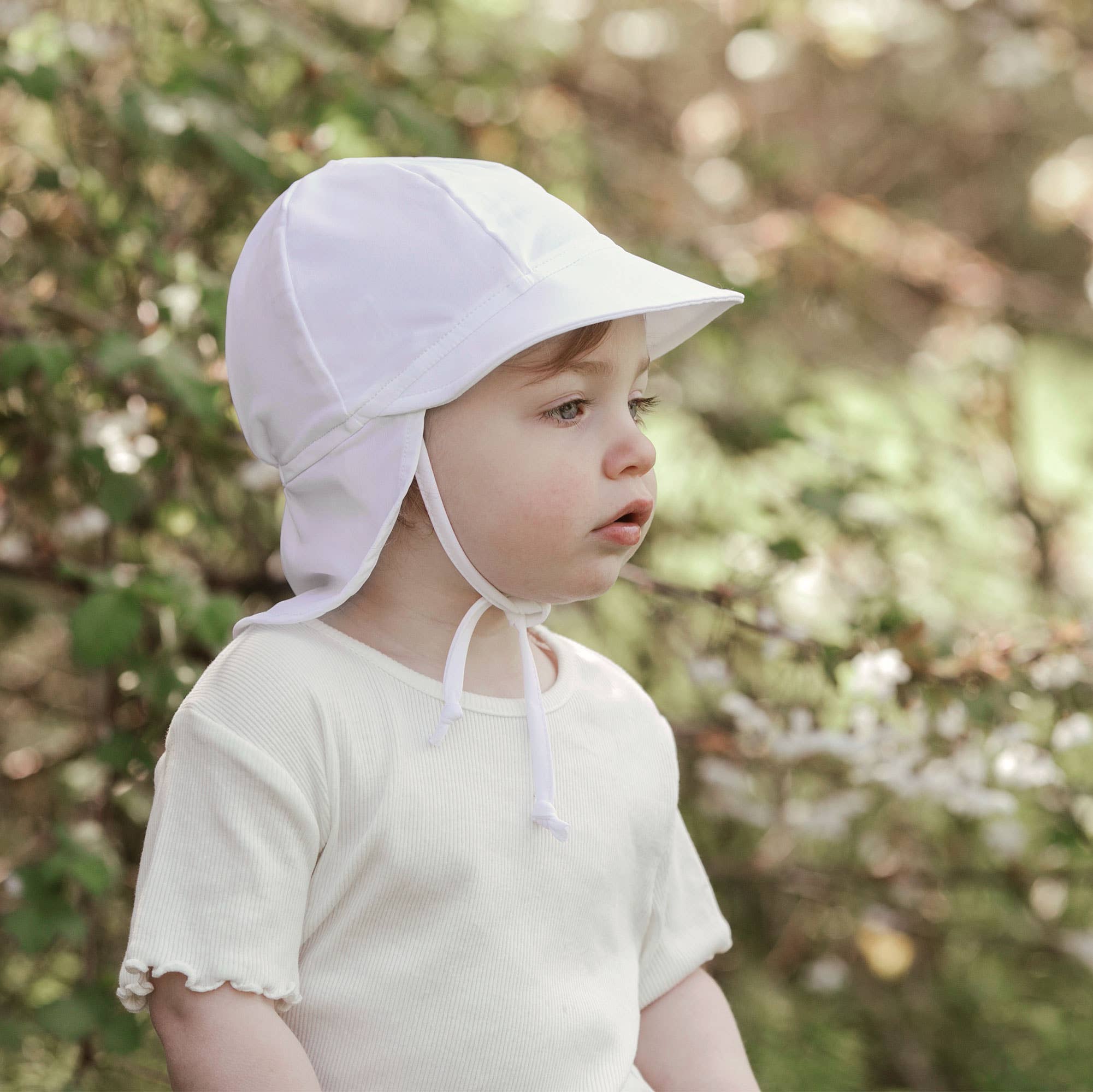 White | Sun Soft UV Baby Cap