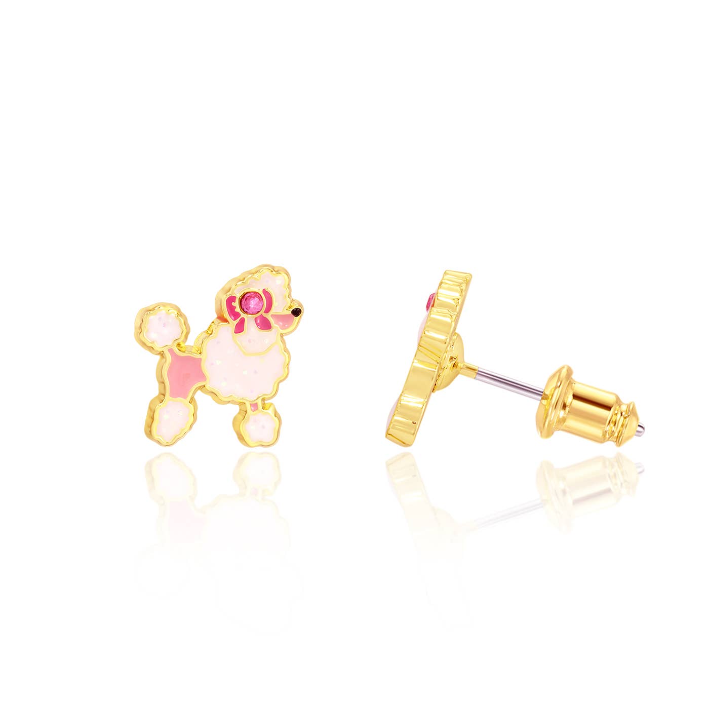 Pretty Poodle | Cutie Stud Earrings | Hypoallergenic