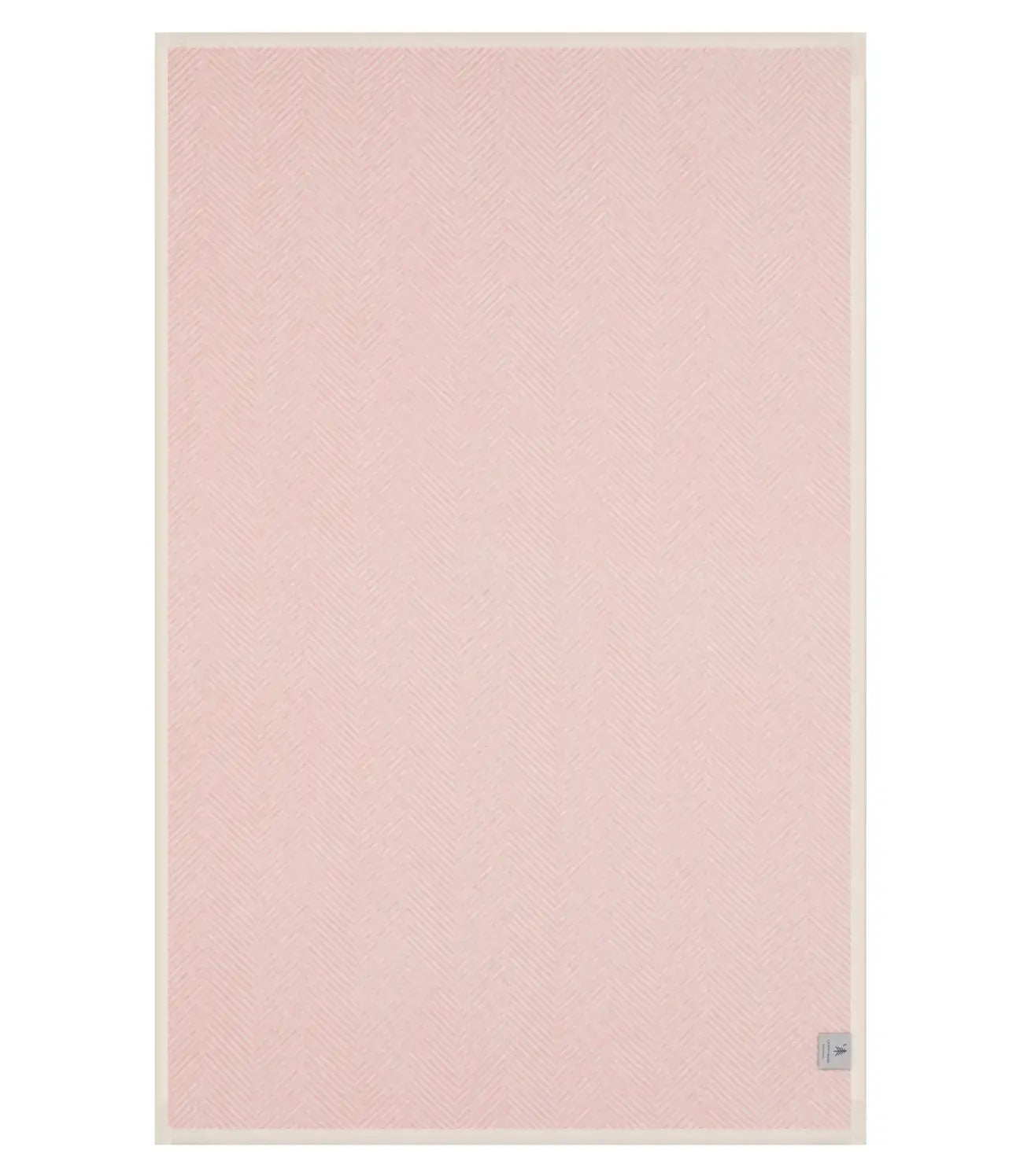Harborview Herringbone Blush Blanket