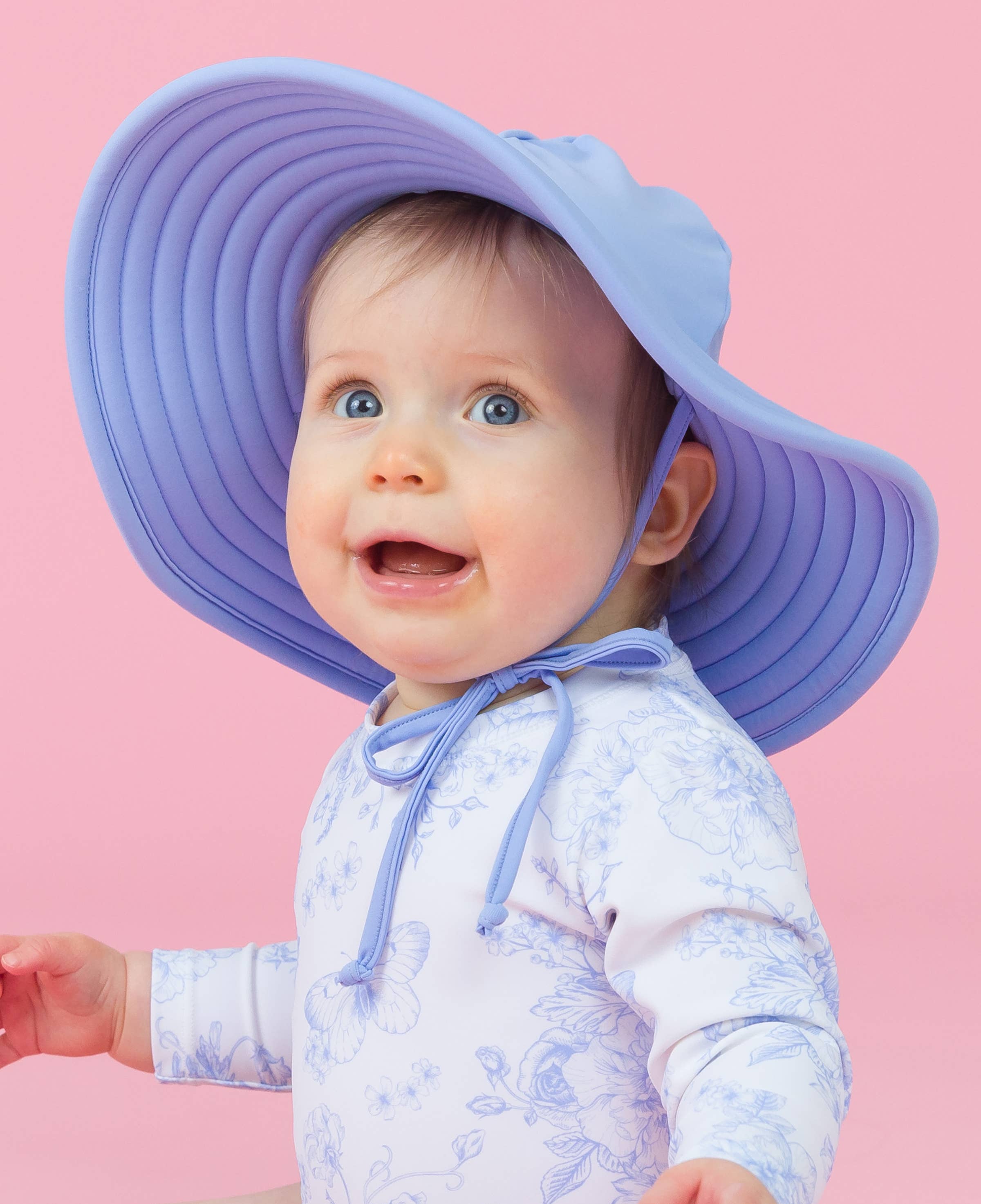 Girls Periwinkle Blue Swim Hat