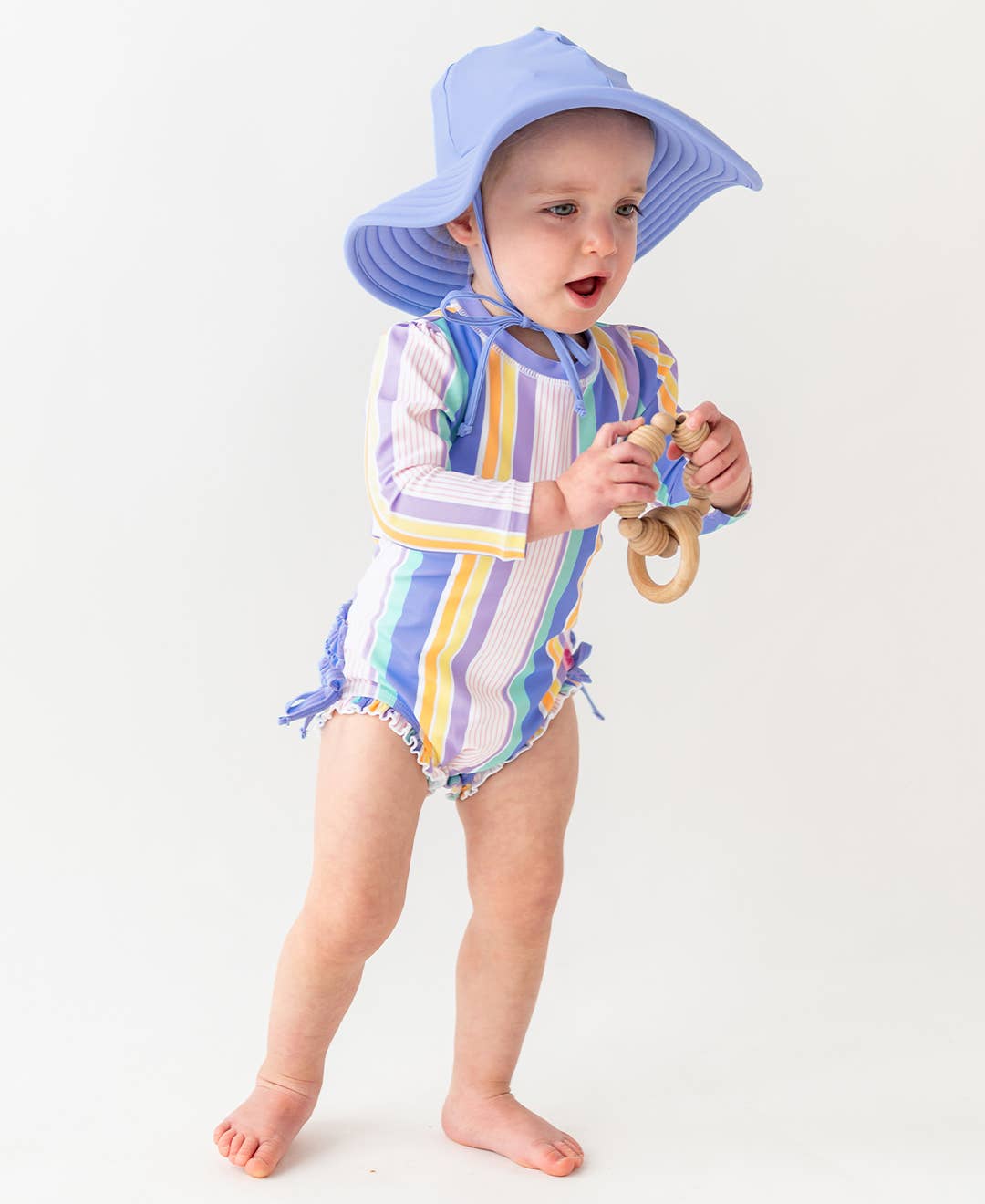 Girls Periwinkle Blue Swim Hat
