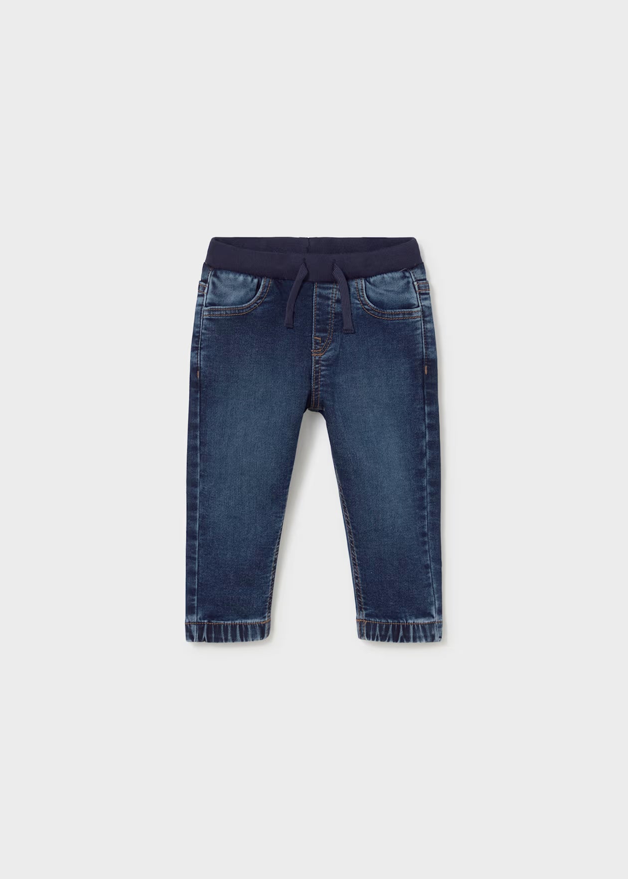 Dark Denim Jogger Pants