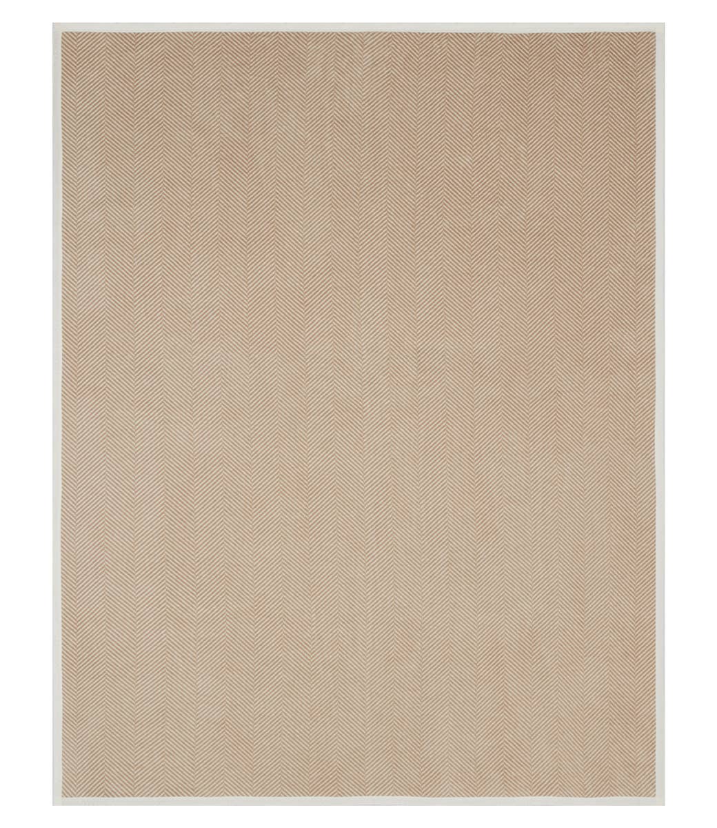 Harborview Herringbone Tan Blanket