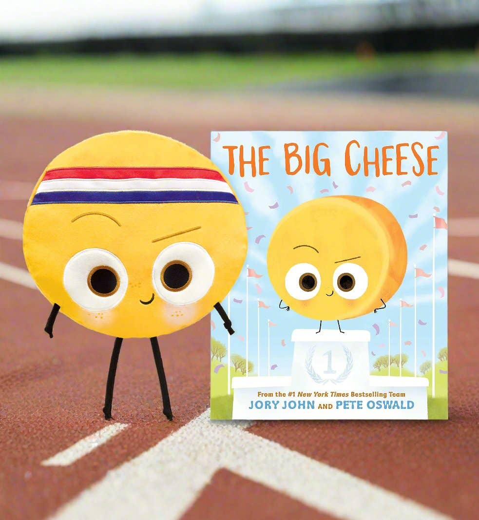 The Big Cheese Plush with hardcover book