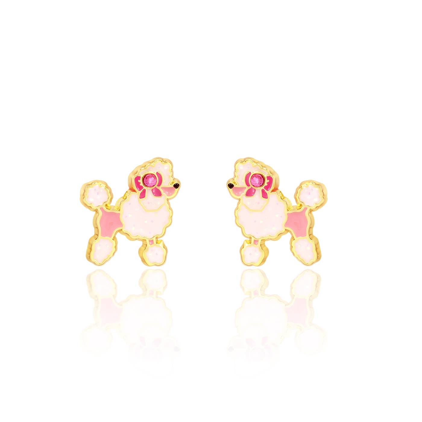 Pretty Poodle | Cutie Stud Earrings | Hypoallergenic