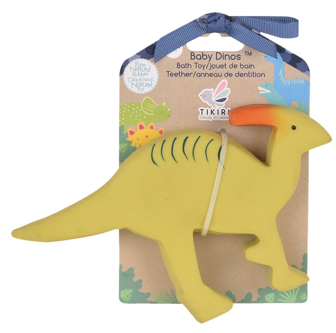 Baby Parasaurolophus (Para) Natural Organic Rubber Toy