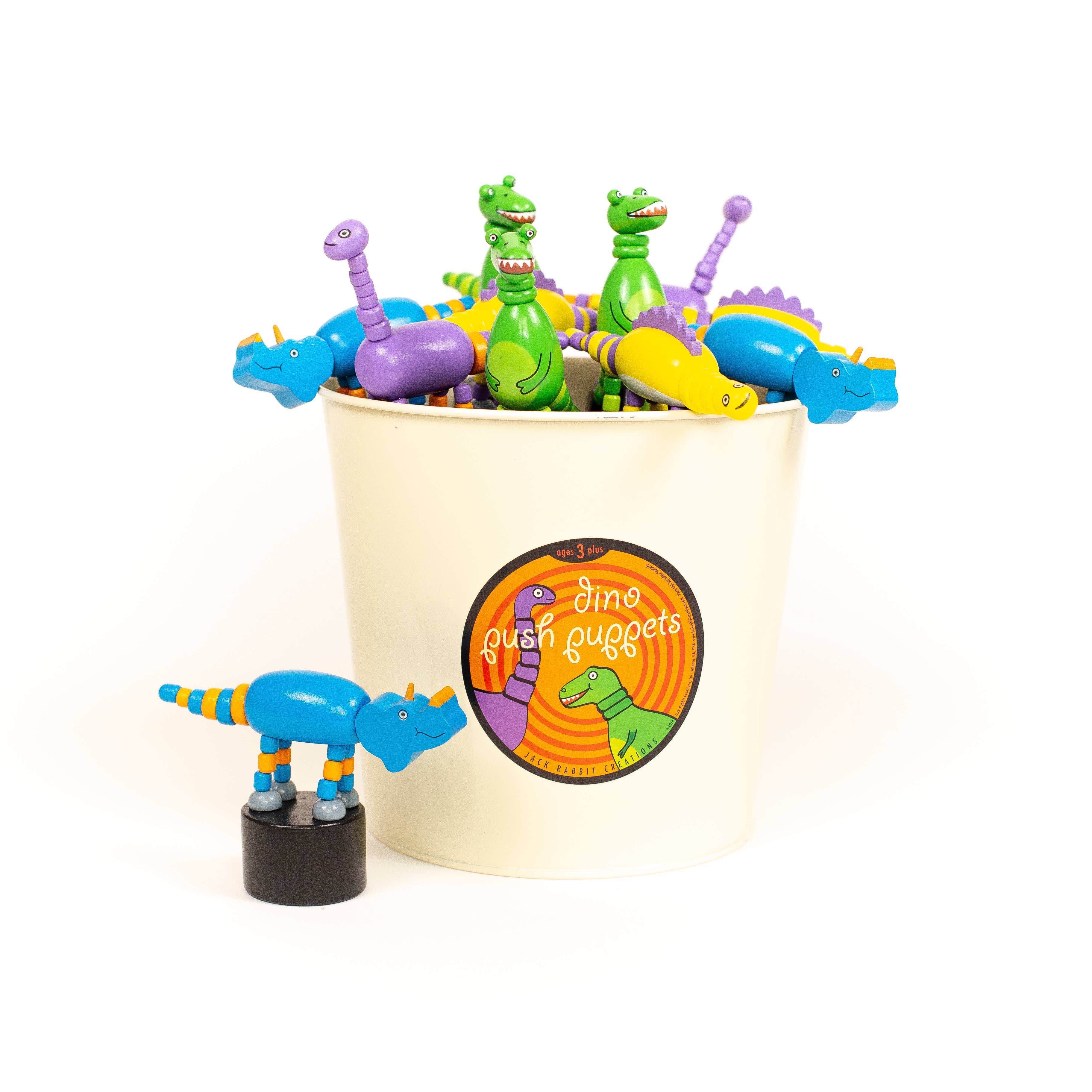 Dinosaur Push Puppets