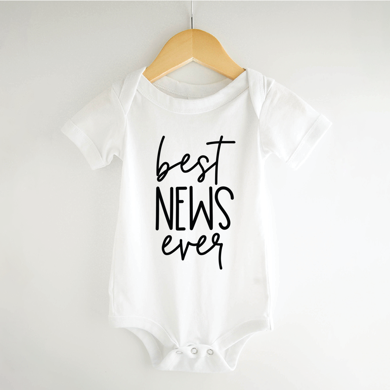 Best News Ever Baby Announcement Onesie