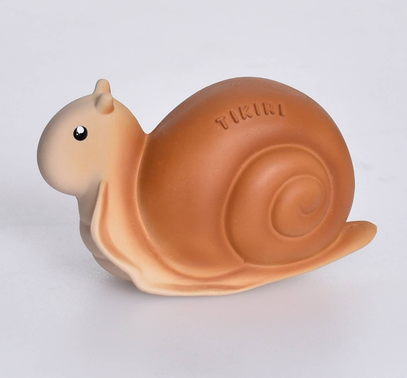 Snail Natural Rubber Teether, Rattle & Bath Toy