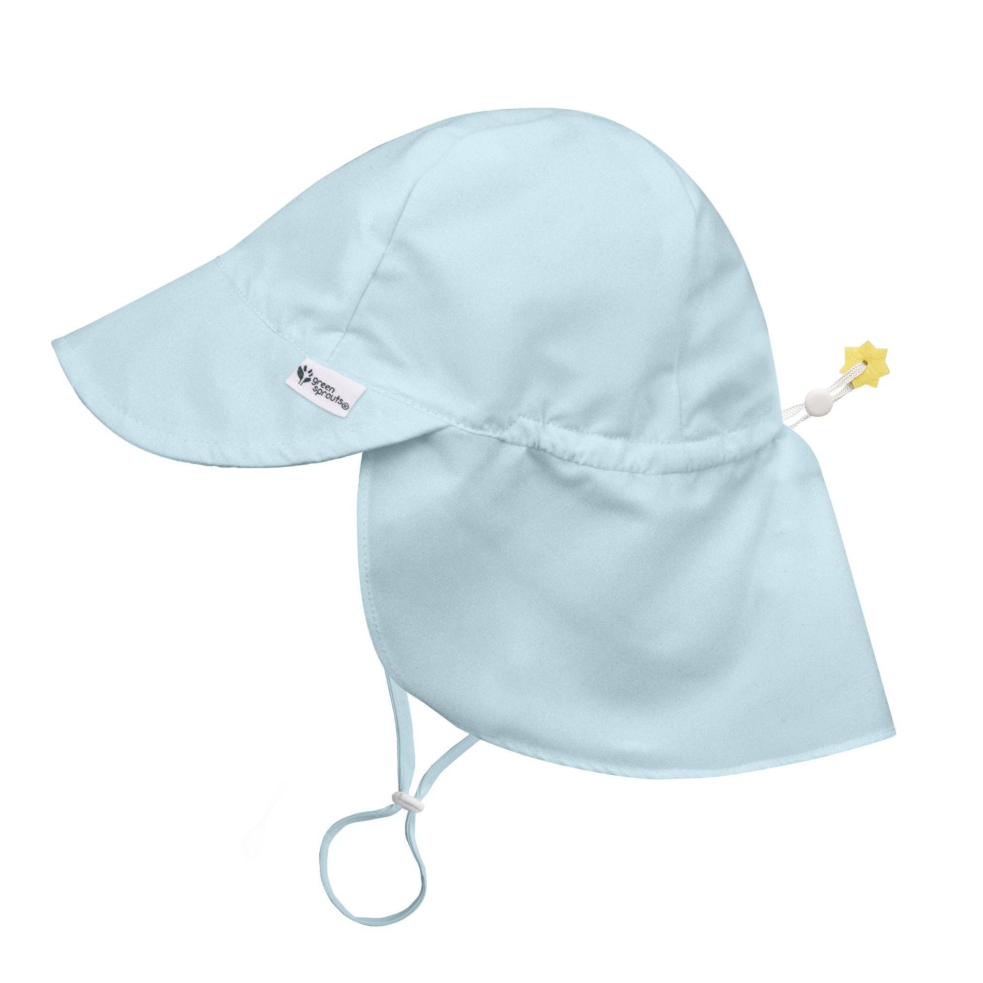 thumbnail image 2 of Baby Sun Hat With Neck Flap - UPF 50+ UV Protection In Chambray Medium 2 of 12