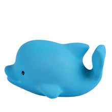 Load image into Gallery viewer, Dolphin Natural Organic Rubber Teether, Rattle &amp; Bath Toy