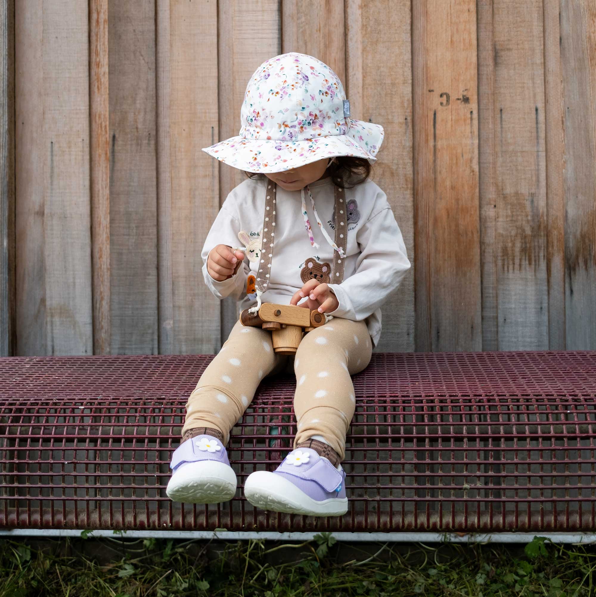 Pretty Petals | Cotton Floppy Sun Hat