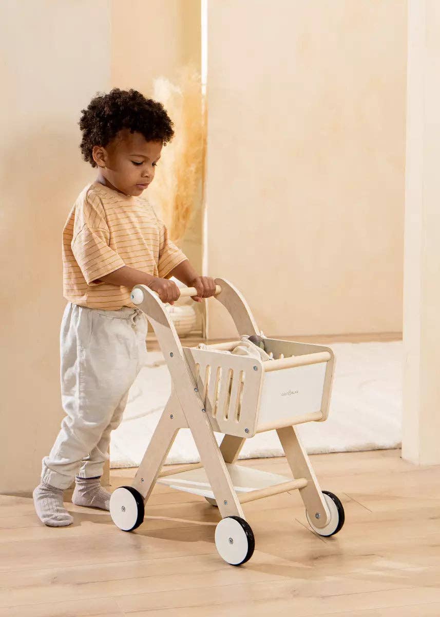 Wooden Shopping Cart