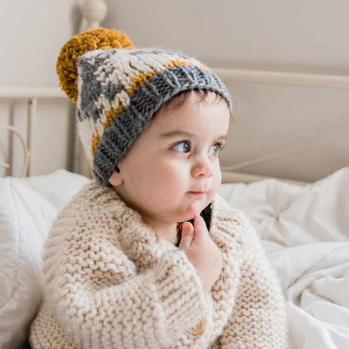 T-Rex Knit Beanie Hat Baby & Kids