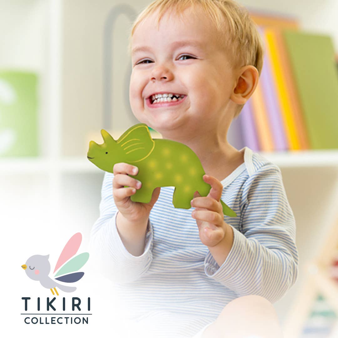 Baby Triceratops (Trice) Natural Organic Rubber Toy