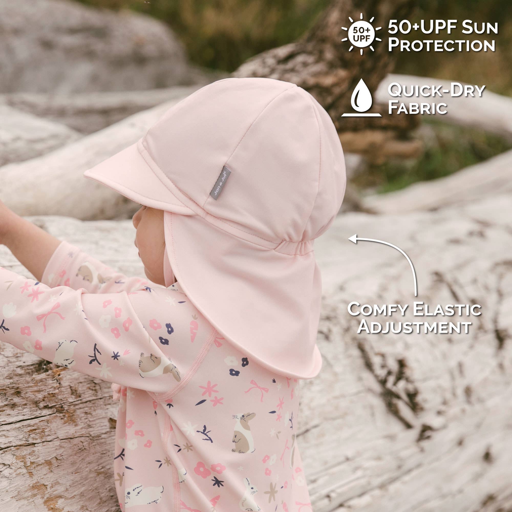 Soft Pink | Sun Soft UV Baby Cap