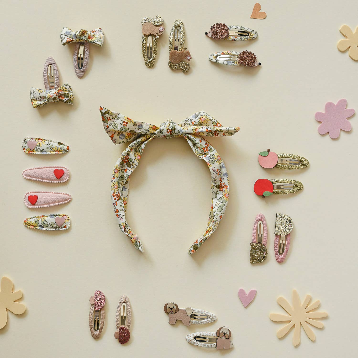 Bramble Twisty Bow Clips