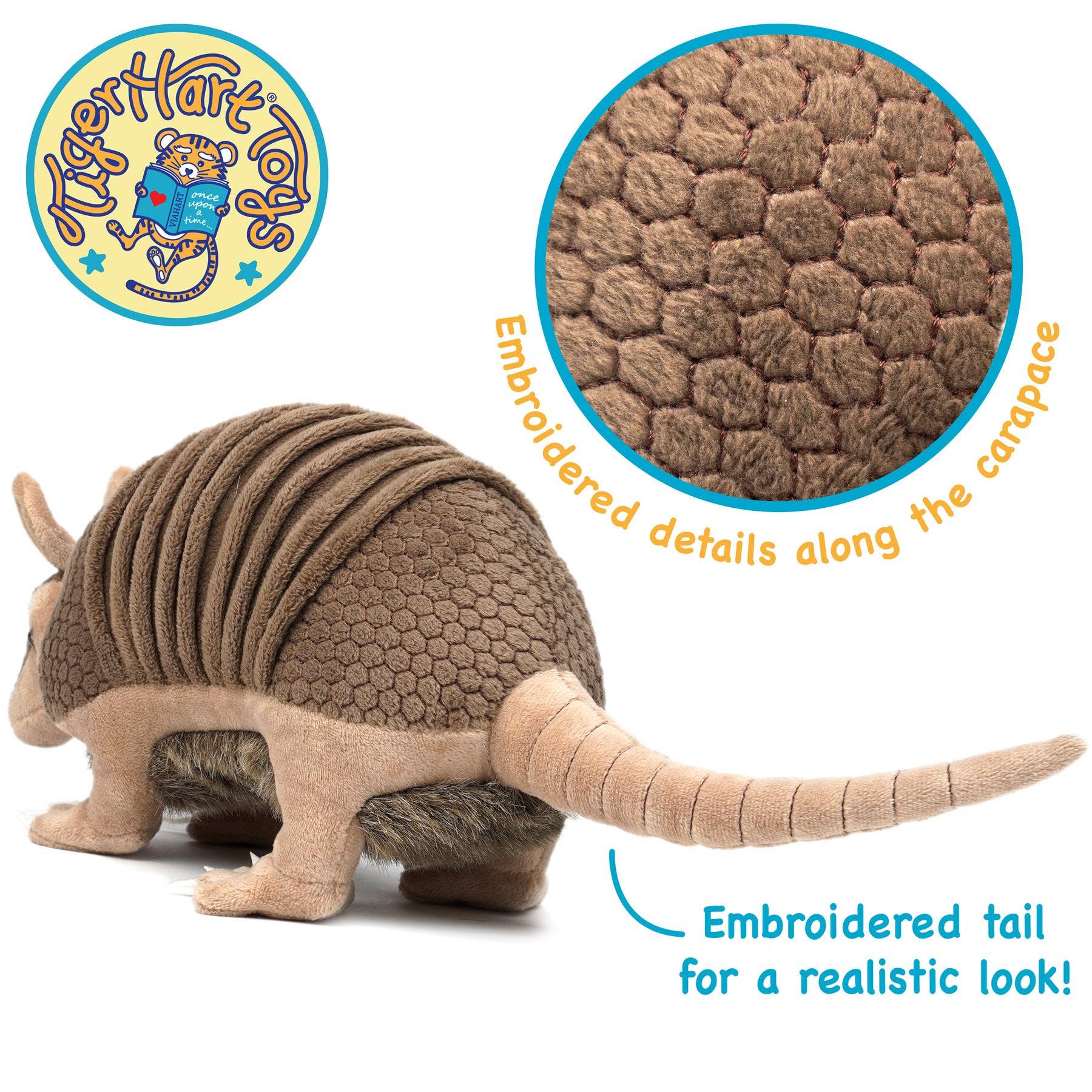 Mike The Armadillo - 10 Inch Stuffed Animal Plush