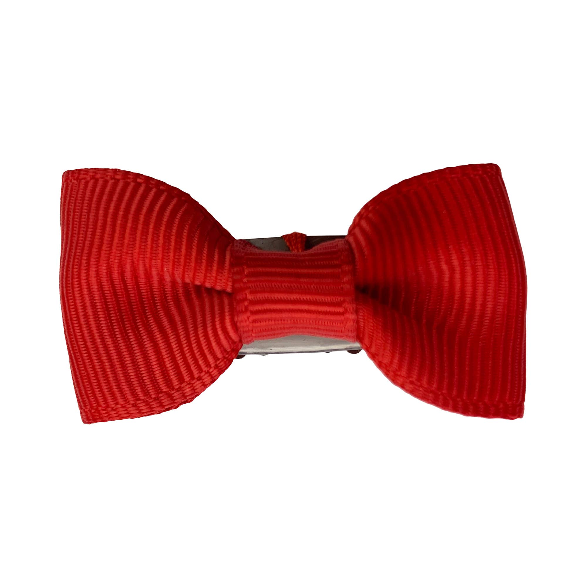 Mini Wisp Clip Tuxedo Baby Ribbon Bow No Slip Fine Hair Clip