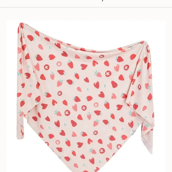 Strawberry Swaddle Blanket