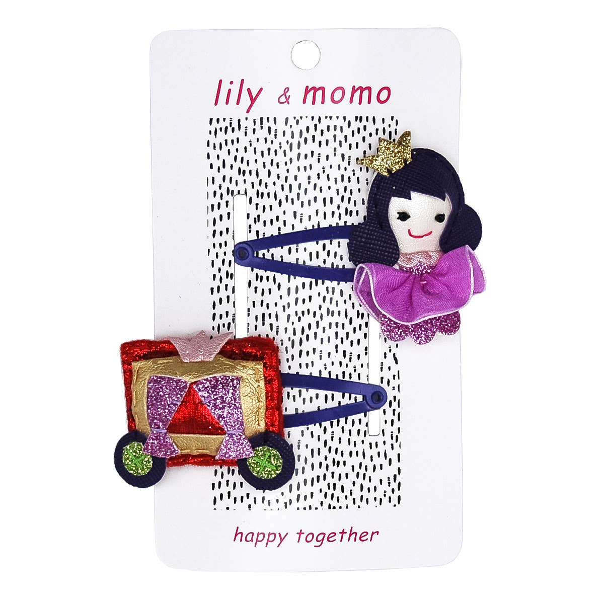 Princess and Carriage Hair Clips